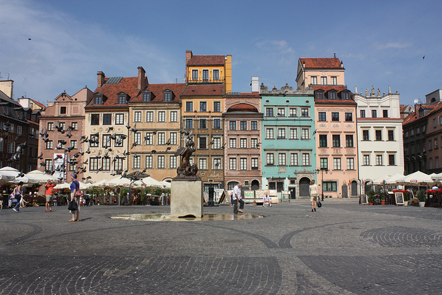 Town Square in Warsaw 