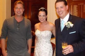 Brad Pitt at Wedding