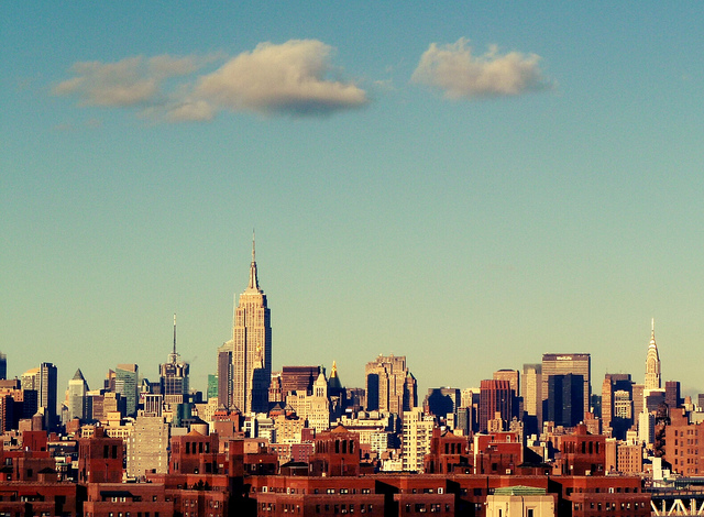 new york skyline via flickr by Loretin
