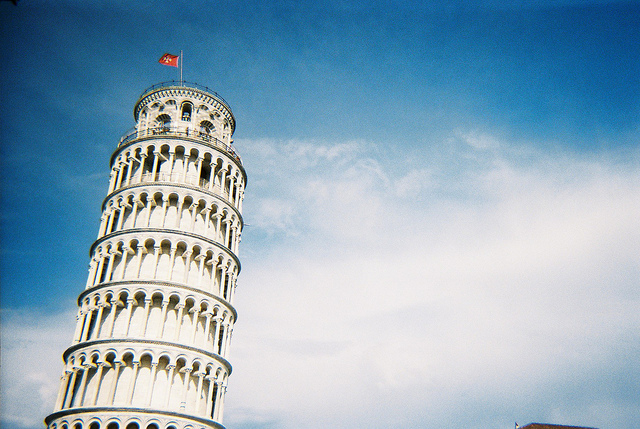 tower of pisa via flickr by andy hay