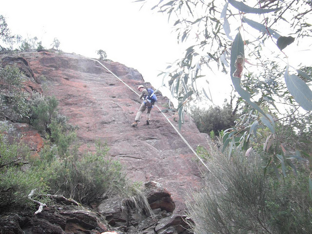 Abseiling via flickr by ianz