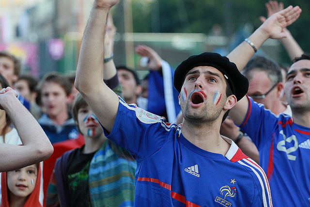 France football fans by Poland MFA via Flickr