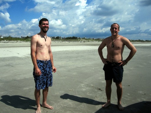 Men on beach by Tony Alter via Flickr