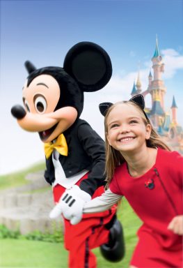 Mickey Mouse with Child